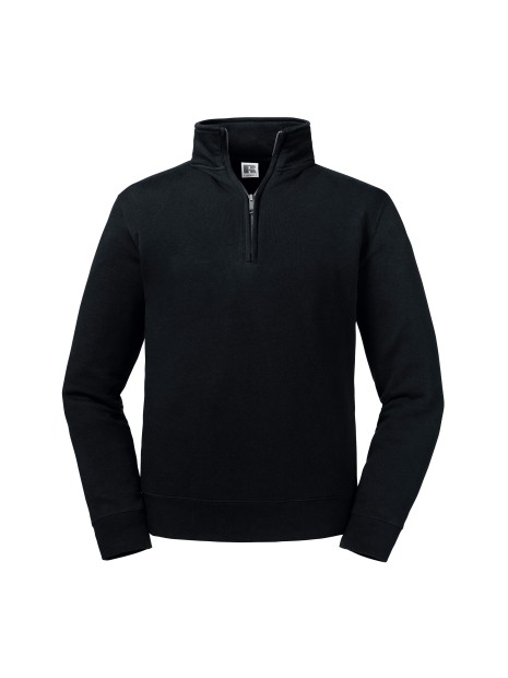 RUSSELL Sweat Col Zippé Authentic /api/colors/b9fdad4a-5e94-45cb-8c03-c08b349b28c3 personnalisable