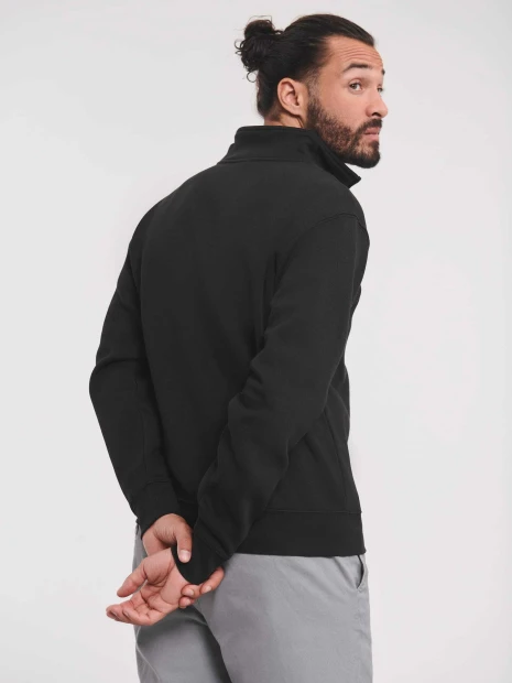 Sweat-shirts à personnaliser RUSSELL Sweat Col Zippé Authentic 