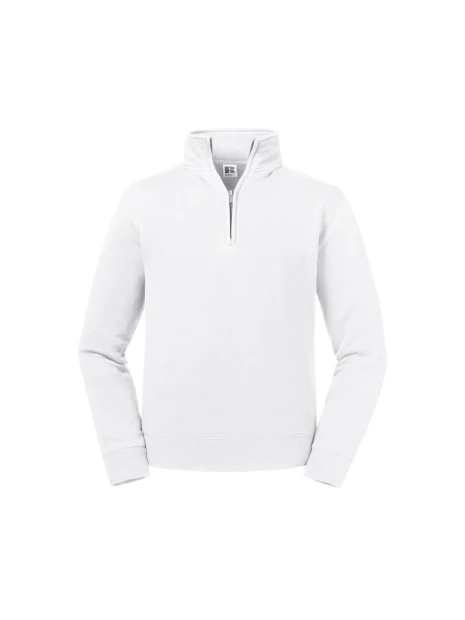 RUSSELL Sweat Col Zippé Authentic /api/colors/7a92cd2d-10d2-40b4-928b-296bb7487506 personnalisable
