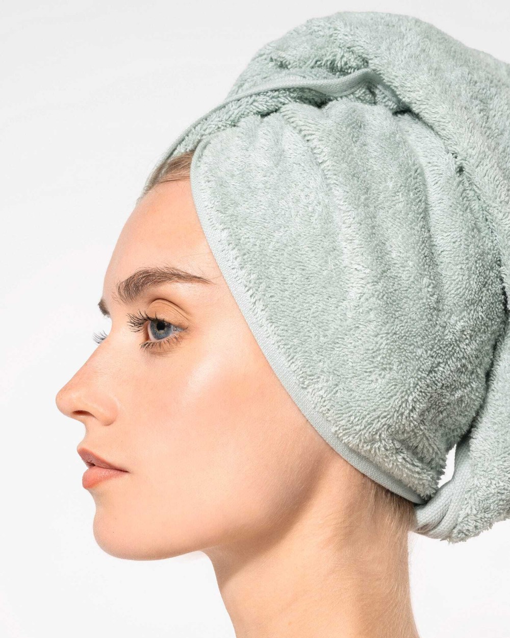 Bad artikelen KARIBAN Biologische handdoek 100 x 50 cm voor bedrukking &amp; borduring