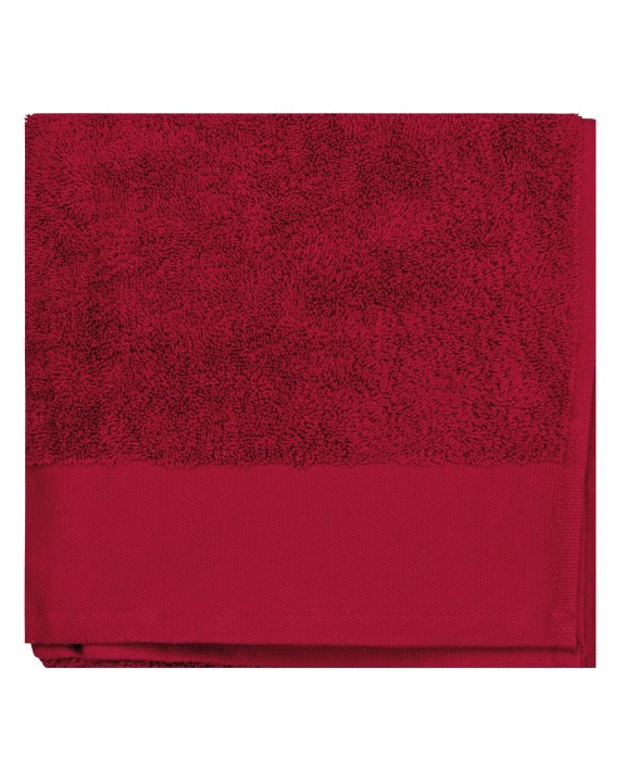 Produits éponges personnalisable KARIBAN Serviette de toilette Bio 100 x 50 cm