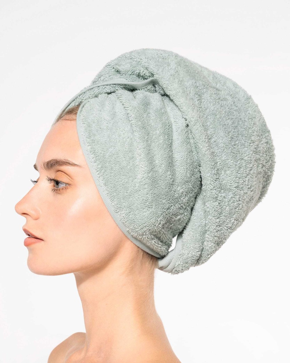 Bad artikelen KARIBAN Biologische handdoek 100 x 50 cm voor bedrukking &amp; borduring