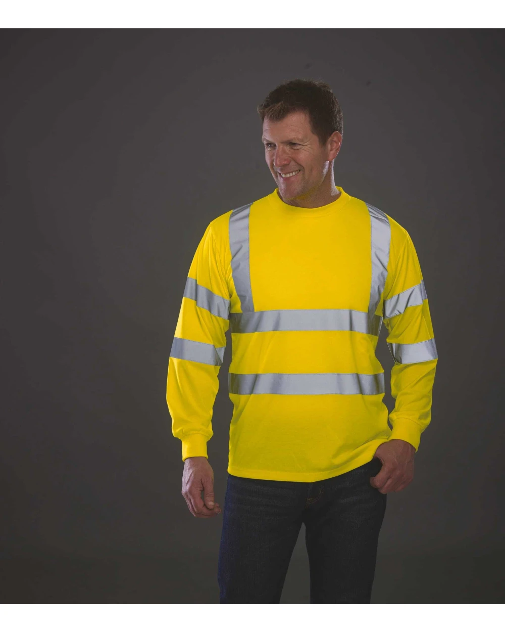 T-shirts YOKO Hi-Vis T-shirt lange mouwen voor bedrukking &amp; borduring