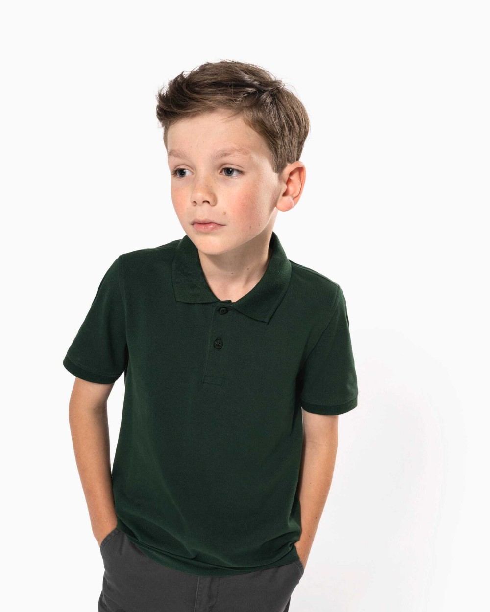 KARIBAN Kinder Poloshirt Poloshirts personalisierbar