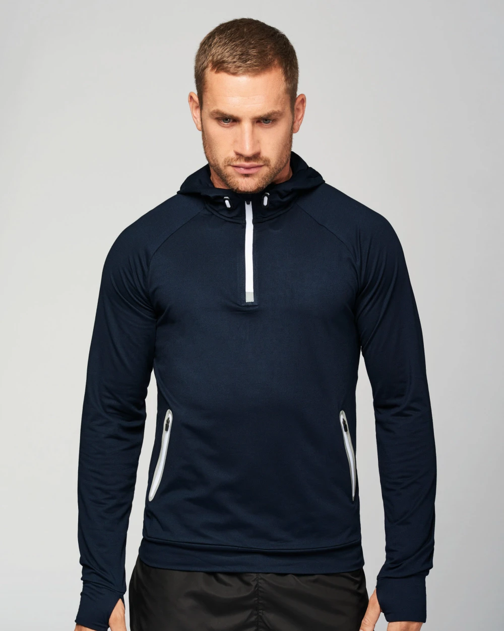 Sweaters & hoodies PROACT Unisex sportsweater Met Capuchon En Ritskraag voor bedrukking &amp; borduring
