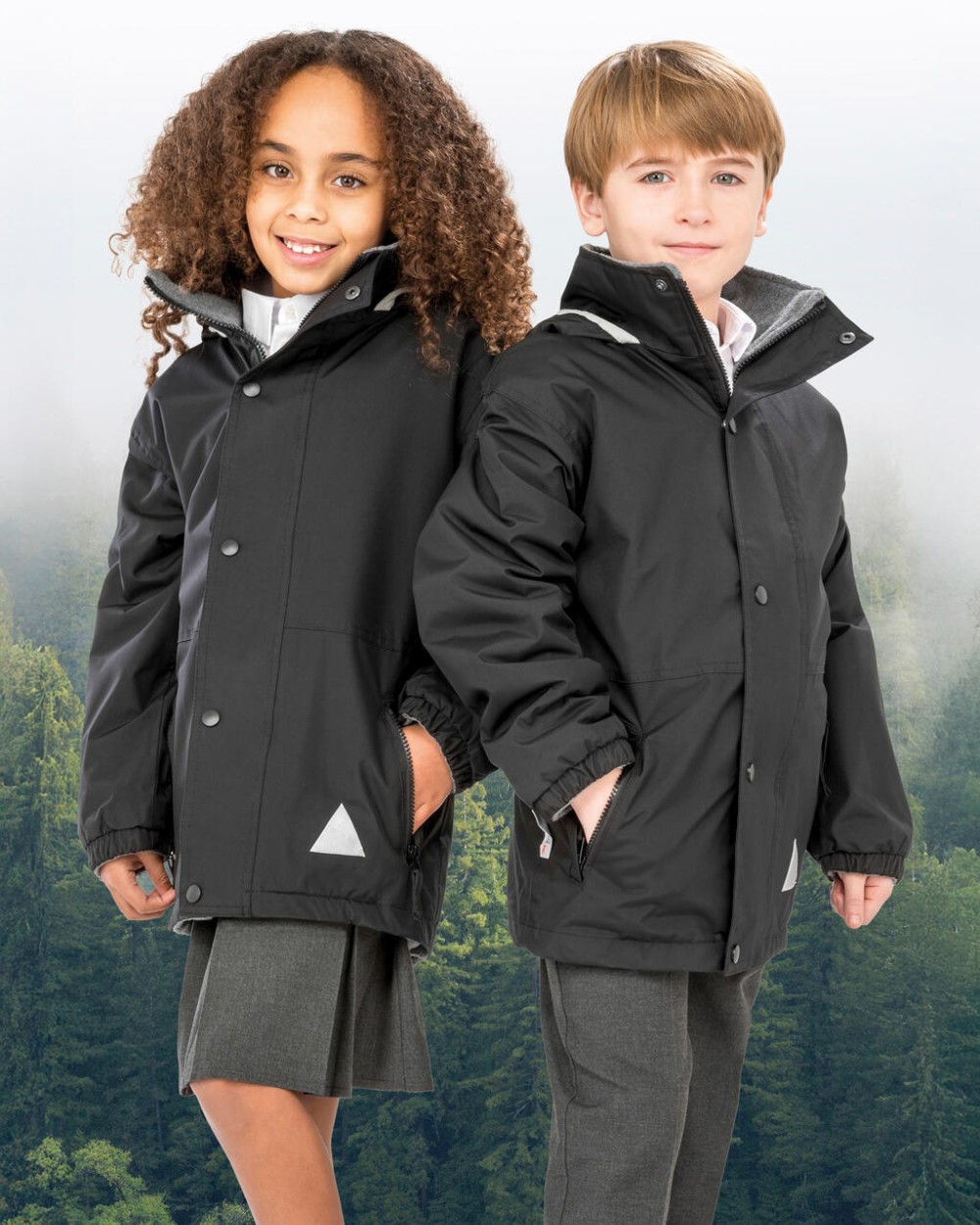 Vestes personnalisable RESULT Junior Reversible Stormproof Jacket