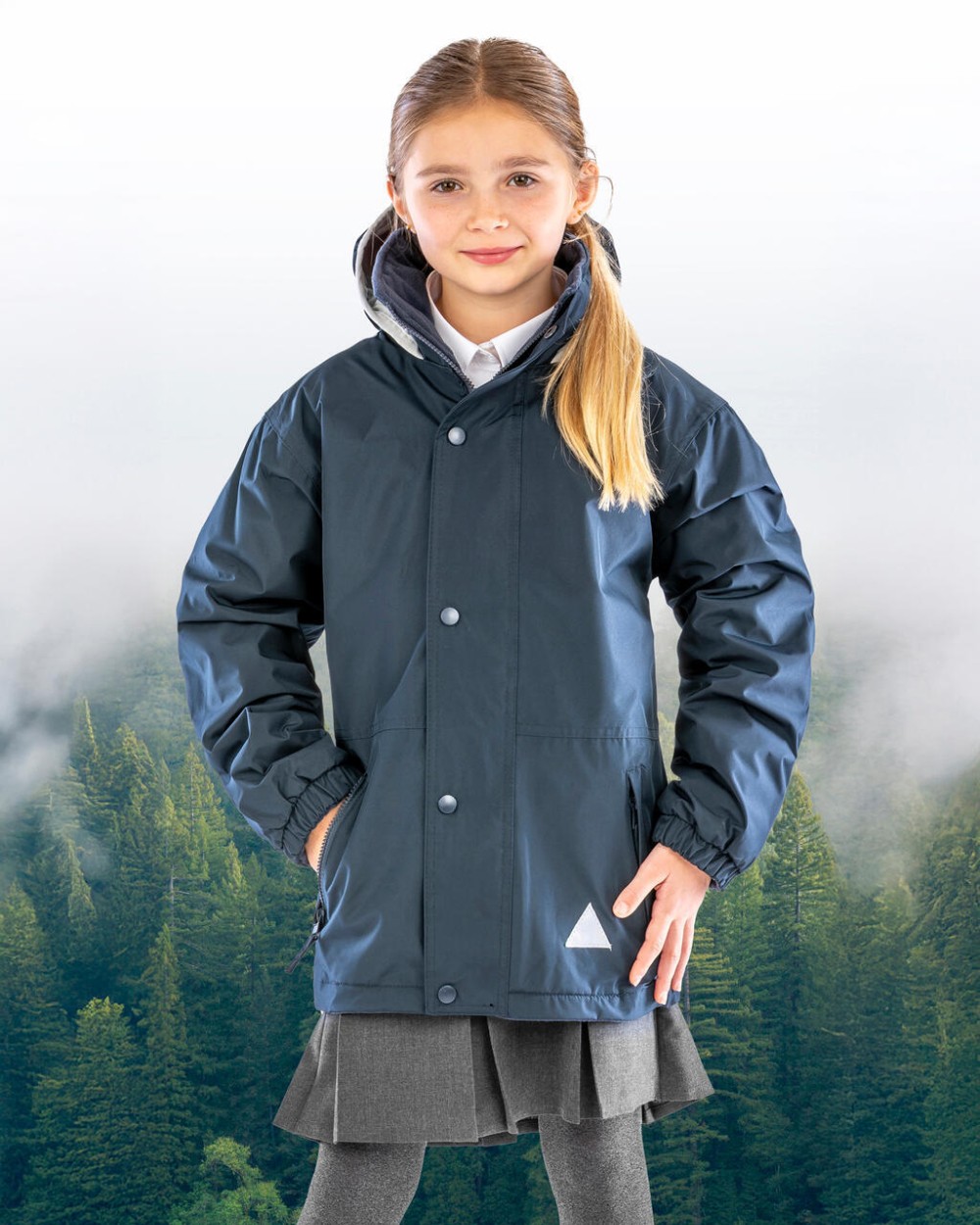 Vestes personnalisable RESULT Junior Reversible Stormproof Jacket