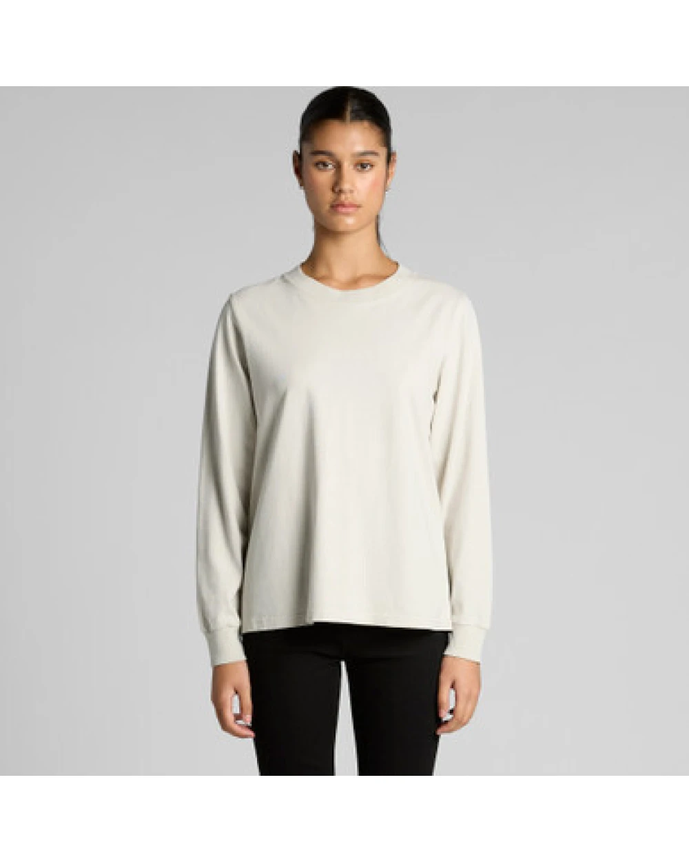 AS COLOUR Wo's Heavy Faded L/S Tee T-Shirts personalisierbar