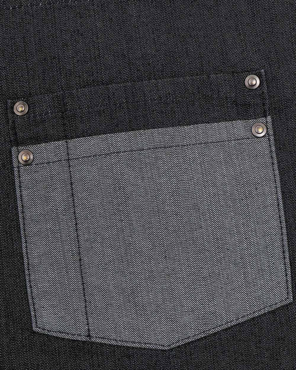 PREMIER Domain - Contrast denim bib apron Schürzen personalisierbar