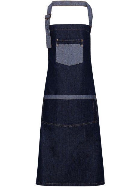 PREMIER Tablier Denim à bavette "Domain" /api/colors/dea55d64-90e1-4783-9b52-9741bc952c08 personnalisable