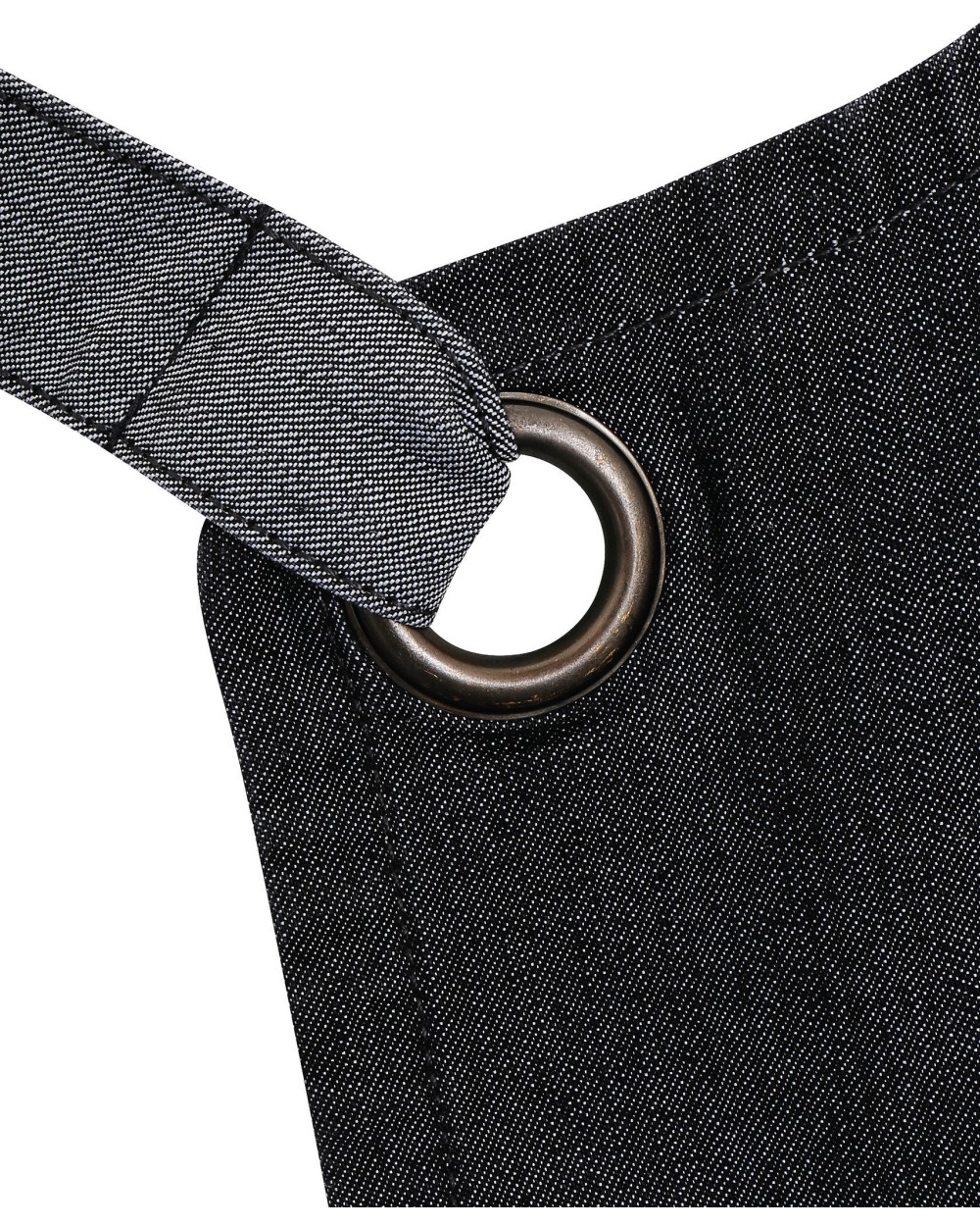 Schorten PREMIER Domain - Contrast denim halterschort voor bedrukking &amp; borduring