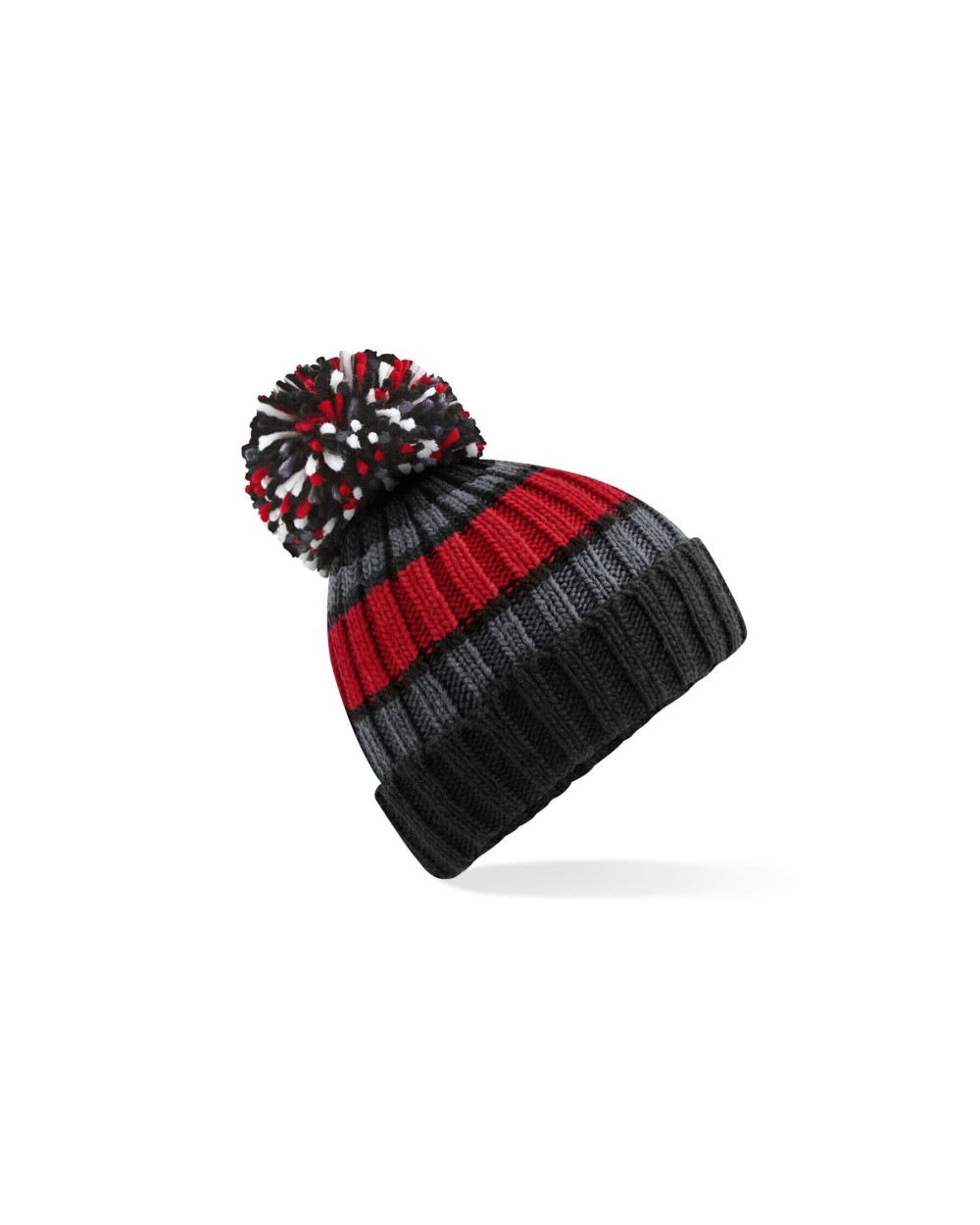 Mutsen BEECHFIELD HYGGE STRIPED BEANIE voor bedrukking &amp; borduring