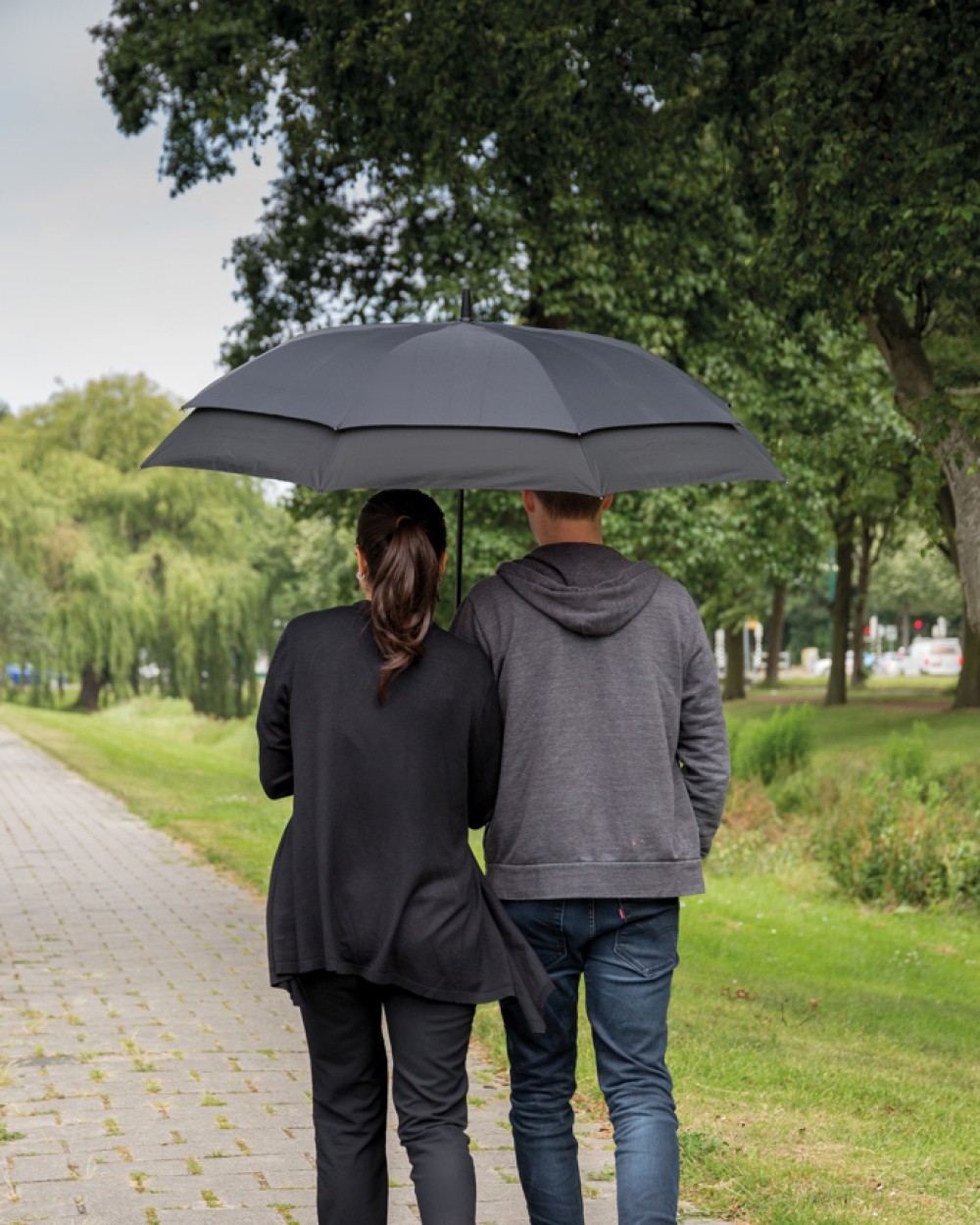 SWISS PEAK Swiss Peak AWARE™ 23" bis 27" erweiterbarer Regenschirm Regenschirme personalisierbar