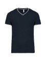 KARIBAN T-shirt maille piquée col V homme /api/colors/9971a72c-6555-4fb1-b67c-e46bd9cd1ba5 personnalisable