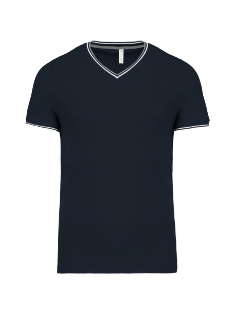 KARIBAN T-shirt maille piquée col V homme /api/colors/9971a72c-6555-4fb1-b67c-e46bd9cd1ba5 personnalisable