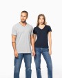 T-shirts KARIBAN Heren-T-shirt piqué V-hals voor bedrukking &amp; borduring