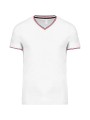 KARIBAN T-shirt maille piquée col V homme /api/colors/6d0adb01-8dd7-4172-baef-6a4e089565a0 personnalisable