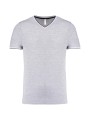 KARIBAN T-shirt maille piquée col V homme /api/colors/756a62c7-5ccb-4412-bddf-a29bbe090ad7 personnalisable