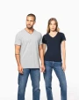 T-shirts KARIBAN Heren-T-shirt piqué V-hals voor bedrukking &amp; borduring