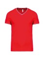 KARIBAN T-shirt maille piquée col V homme /api/colors/35704463-209e-4232-97dd-d24baf4cdb4d personnalisable