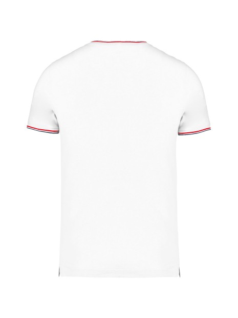 KARIBAN T-shirt maille piquée col V homme /api/colors/6d0adb01-8dd7-4172-baef-6a4e089565a0 personnalisable