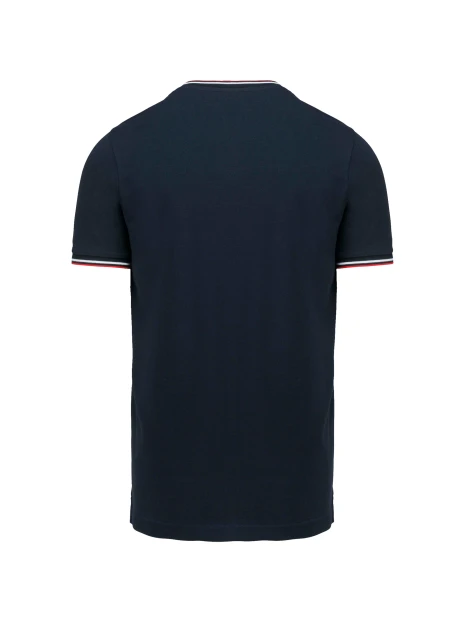 KARIBAN T-shirt maille piquée col V homme /api/colors/76f8dd6d-7b6e-4e39-84bd-97f35fdd8e54 personnalisable