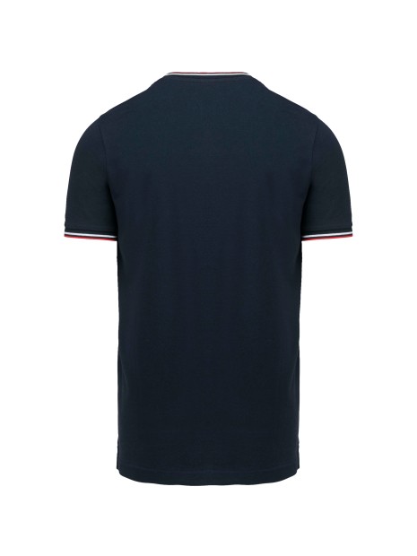 KARIBAN T-shirt maille piquée col V homme /api/colors/76f8dd6d-7b6e-4e39-84bd-97f35fdd8e54 personnalisable