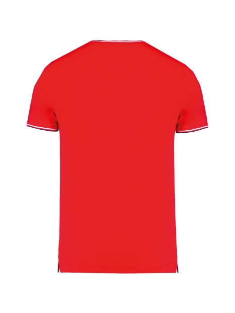 KARIBAN T-shirt maille piquée col V homme /api/colors/35704463-209e-4232-97dd-d24baf4cdb4d personnalisable