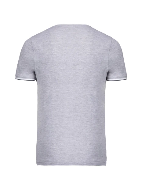 KARIBAN T-shirt maille piquée col V homme /api/colors/756a62c7-5ccb-4412-bddf-a29bbe090ad7 personnalisable