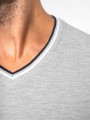 T-Shirts à personnaliser KARIBAN T-shirt maille piquée col V homme 