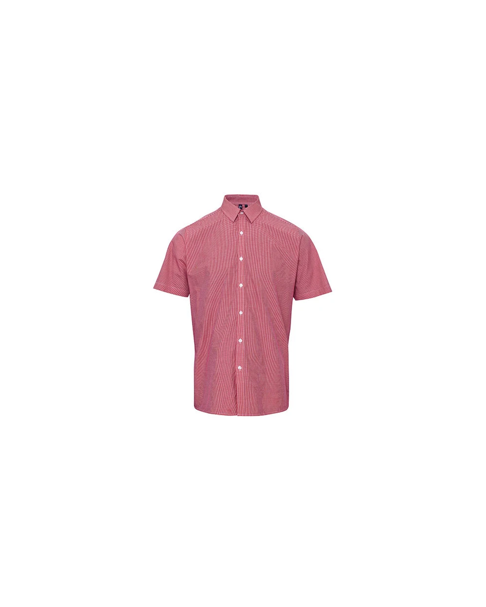 Chemises personnalisable PREMIER Mens microcheck (Gingham) Short Sleeve Shirt Cotton