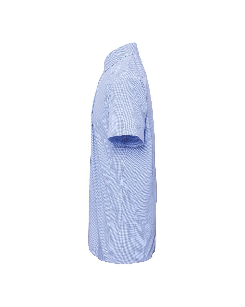 Hemden PREMIER Men`s Microcheck (Gingham) Short Sleeve Cotton Shirt voor bedrukking &amp; borduring