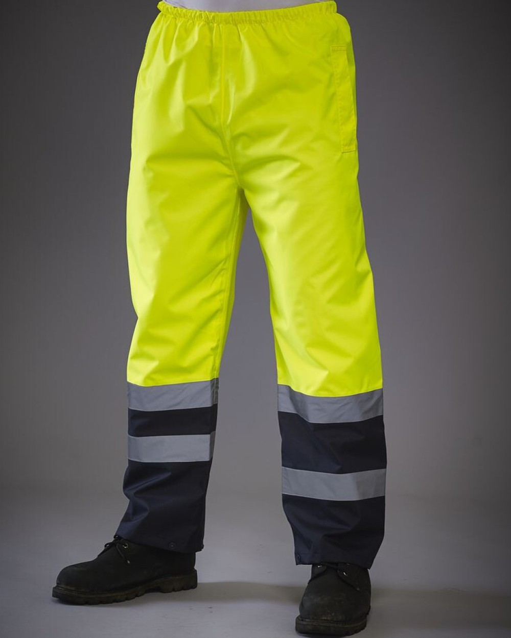 Broeken YOKO HI-VIS TWO-TONE WATERPROOF OVERTROUSERS voor bedrukking &amp; borduring