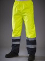 Pantalons à personnaliser YOKO HI-VIS TWO-TONE WATERPROOF OVERTROUSERS 