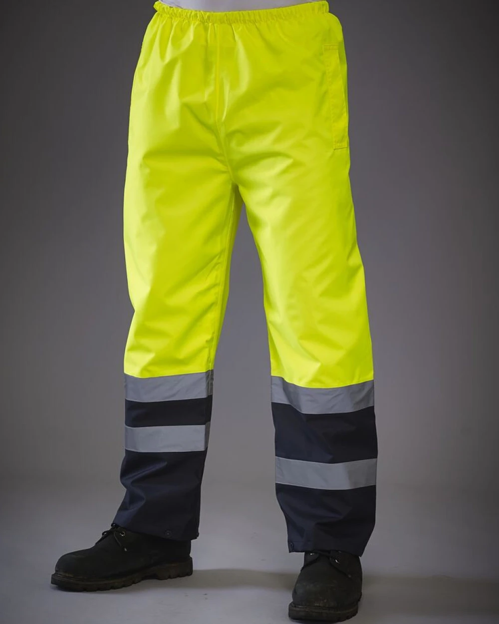Broeken YOKO HI-VIS TWO-TONE WATERPROOF OVERTROUSERS voor bedrukking &amp; borduring
