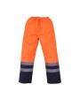 Pantalons personnalisable YOKO HI-VIS TWO-TONE WATERPROOF OVERTROUSERS