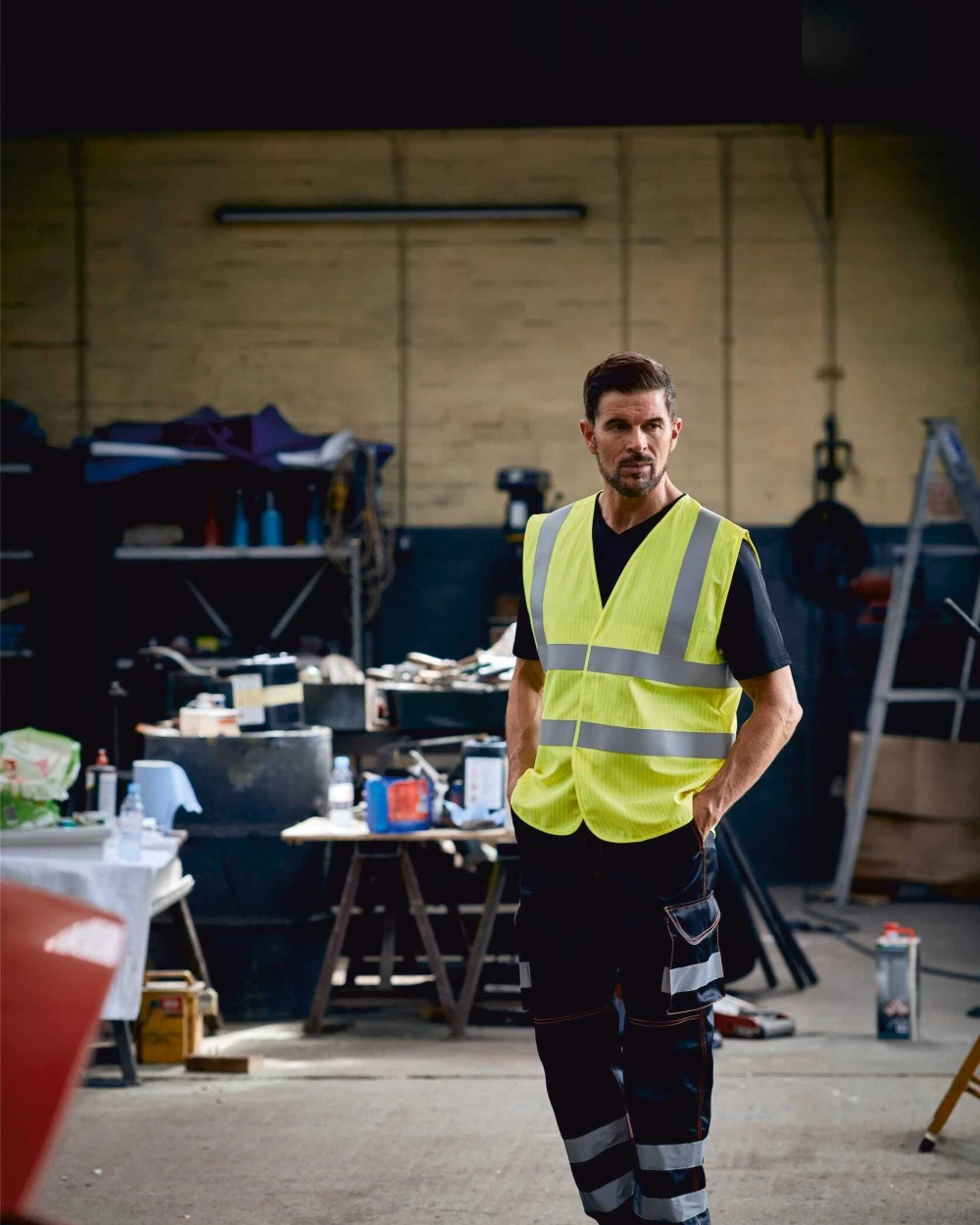 YOKO High visibility, anti-static and flame retardant waiscoast Warnwesten personalisierbar