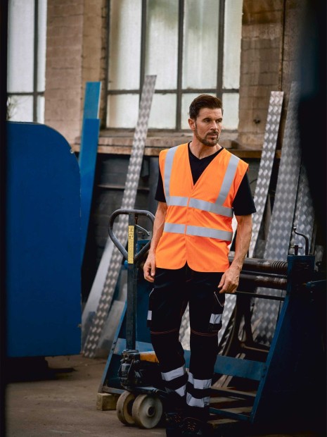 Gilets de sécurité à personnaliser YOKO Gilet haute visibilité, LSF (chaleur et flamme) & antistatique 