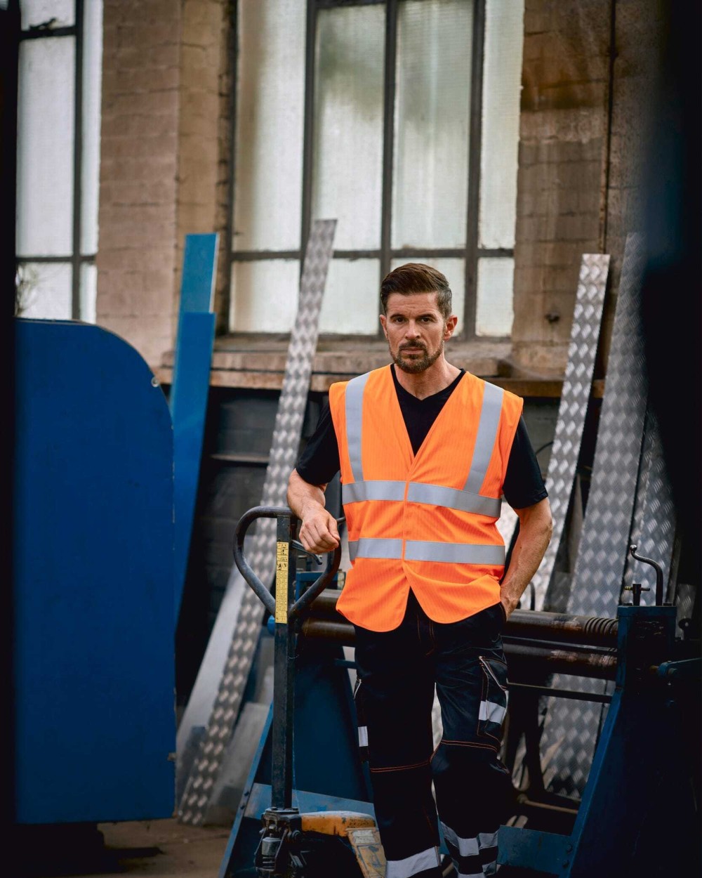 Fluo vestjes YOKO Hi-Vis, Anti-Statisch en vlamvertragend hesje voor bedrukking &amp; borduring