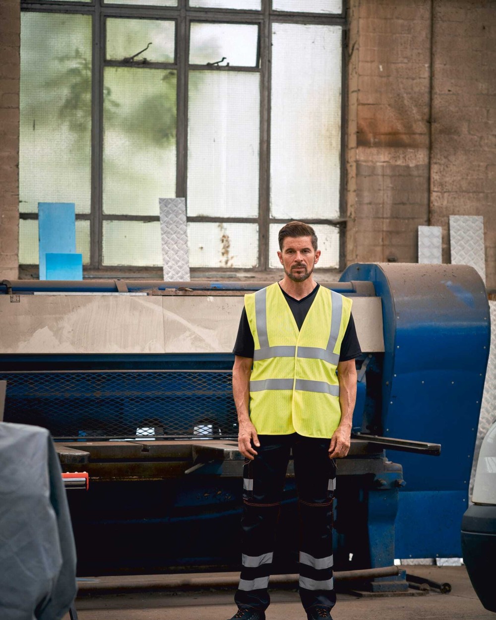 Fluo vestjes YOKO High Vis, Anti-Statisch en vlamvertragend hesje voor bedrukking &amp; borduring