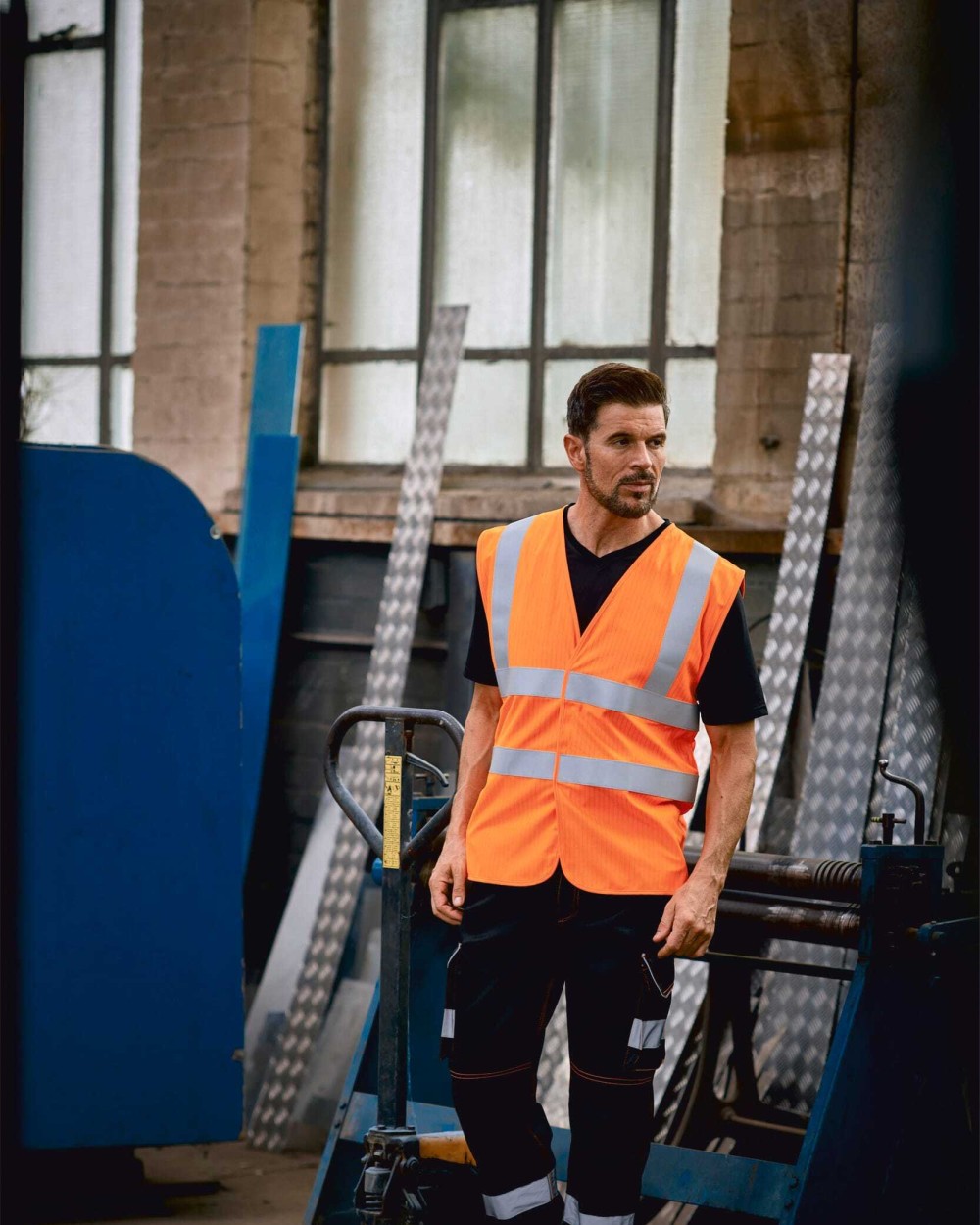 Fluo vestjes YOKO High Vis, Anti-Statisch en vlamvertragend hesje voor bedrukking &amp; borduring