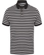 FRONT ROW Gestreiftes Jersey-Polohemd Poloshirts personalisierbar