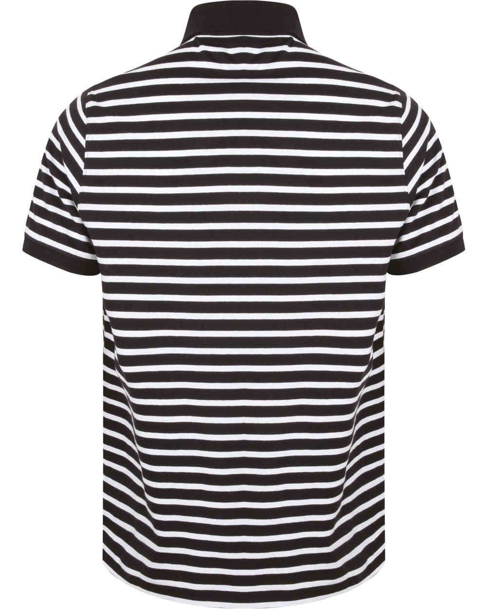 FRONT ROW Gestreiftes Jersey-Polohemd Poloshirts personalisierbar