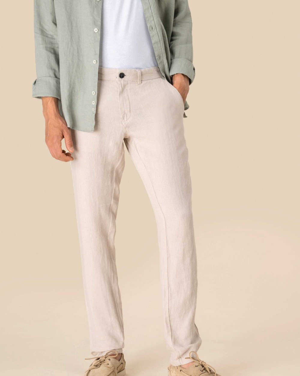 Pantalons personnalisable SPASSO Pantalon en lin homme