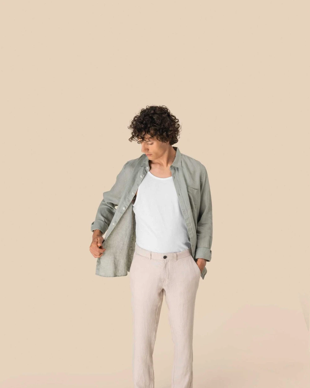 SPASSO Leinenhose für Herren Hosen personalisierbar