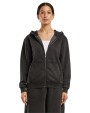 Sweaters & hoodies BUILD YOUR BRAND Ladies Vintage Heavy Zip Hoody voor bedrukking &amp; borduring