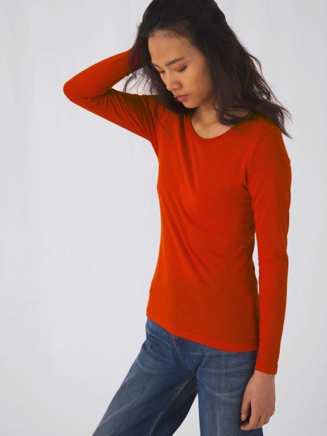 T-Shirts à personnaliser B&C T-shirt bio Inspire femme manches longues 
