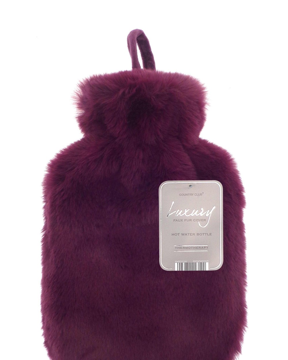 Accessoires personnalisable RIBBON Bouillotte et housse en fausse fourrure super luxueuse