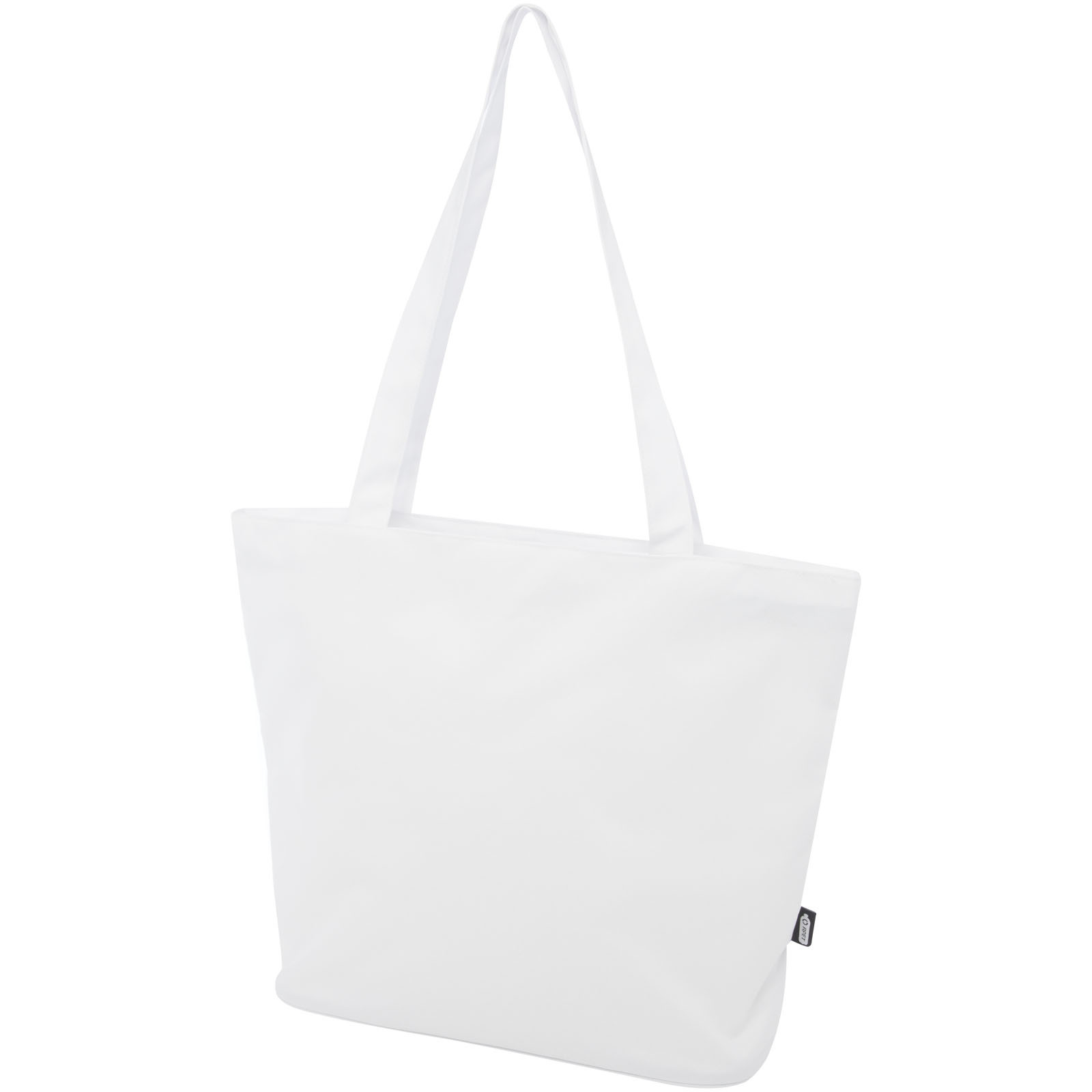 Tote bags personnalisable 4DO Sac shopping Panama de 20 L avec fermeture éclair recyclé certifié GRS