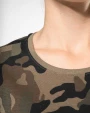 T-shirts KARIBAN Dames-T-shirt camo korte mouwen voor bedrukking &amp; borduring